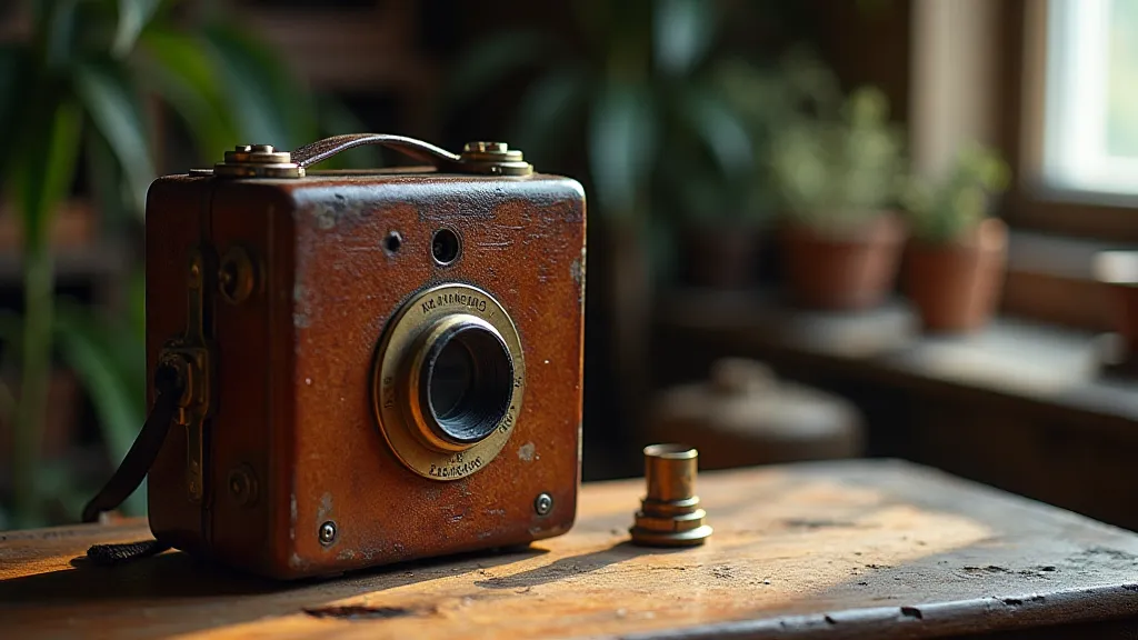 Eastman Panoram camera close-up