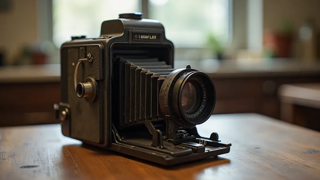 Graflex Speed Graphic camera patina